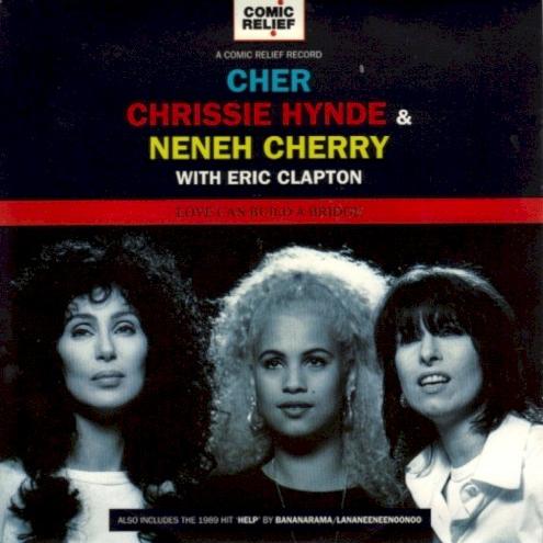 Cher, Chrissie Hynde & Cherry With Eric Clapton